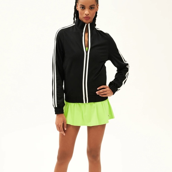 NWOT SPLITS59 Fox track jacket in black and white - Picture 4 of 7